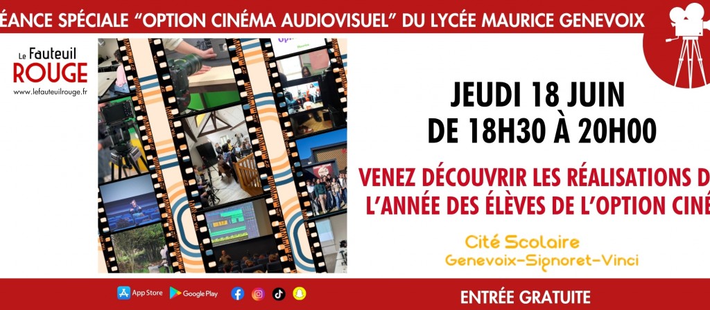 actualité Otpion ciné audiovisuel Genevoix